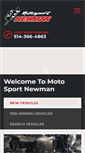 Mobile Screenshot of motosportnewman.com